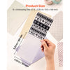 VEVOR Embossing Folders, 15 Pieces, 4.13 x 5.83 in, Background Embossed Plates for VEVOR Die Cutting and Embossing Machine, PP Plastic Embossed Stencil Template for Scrapbooking and Card Making