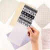 VEVOR Embossing Folders, 15 Pieces, 4.13 x 5.83 in, Background Embossed Plates for VEVOR Die Cutting and Embossing Machine, PP Plastic Embossed Stencil Template for Scrapbooking and Card Making