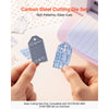 VEVOR Cutting Dies, 10 Pieces Metal Die Cuts, Compatible with VEVOR Die Cutting and Embossing Machine, Letters, Numbers, Tree Patterns, Cut Dies for Scrapbooking, Card Making, DIY Paper Crafting