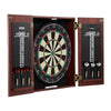 VEVOR Dartboard and Cabinet Set, Ready-to-Play Bundle Official Size Dartboard Cabinet, Steel Tip Dart Hideaway Cabinet, Features Easy Assembly, Complete with All Accessories, Perfect for Cricket Games