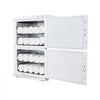 VEVOR Hot Towel Warmer, 10 gal Large Capacity 2-Tier Towel Warmer Cabinet with Clip & 4 Stainless Steel Racks, Holds up 48 Towels, All-Round Heating Cabinet for Spa, Barber, Manicures, Massage, Salon