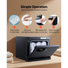 VEVOR Hot Towel Warmer, 1.76 gal Small Towel Warmer Cabinet with Clip & Stainless Steel Rack, Holds up 12 Towels, Portable All-Round Heating Cabinet for Spa, Barber, Manicures, Massage, Salon, Black