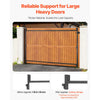 VEVOR Gate Building Kit, Fits 36 to 60 in Wide Openings, Up from 6 to 7 ft High Fence, Adjustable Gate Building Kit, Anti Sag Full Gate Frame Kit with Latch Lock and Screws, for Wooden Fence, Iron
