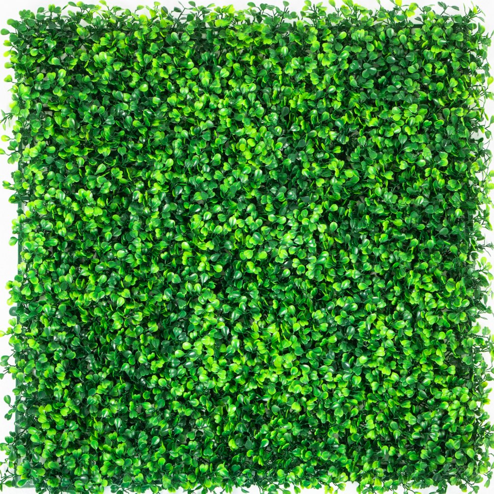 VEVOR Artificial Boxwood Panels, 14 PCS 20\"x20\" Boxwood Hedge Wall Panels, PE Artificial Grass Backdrop Wall 1.6\", Privacy Hedge Screen for Decoration of Outdoor, Indoor, Garden, Fence, and Backyar