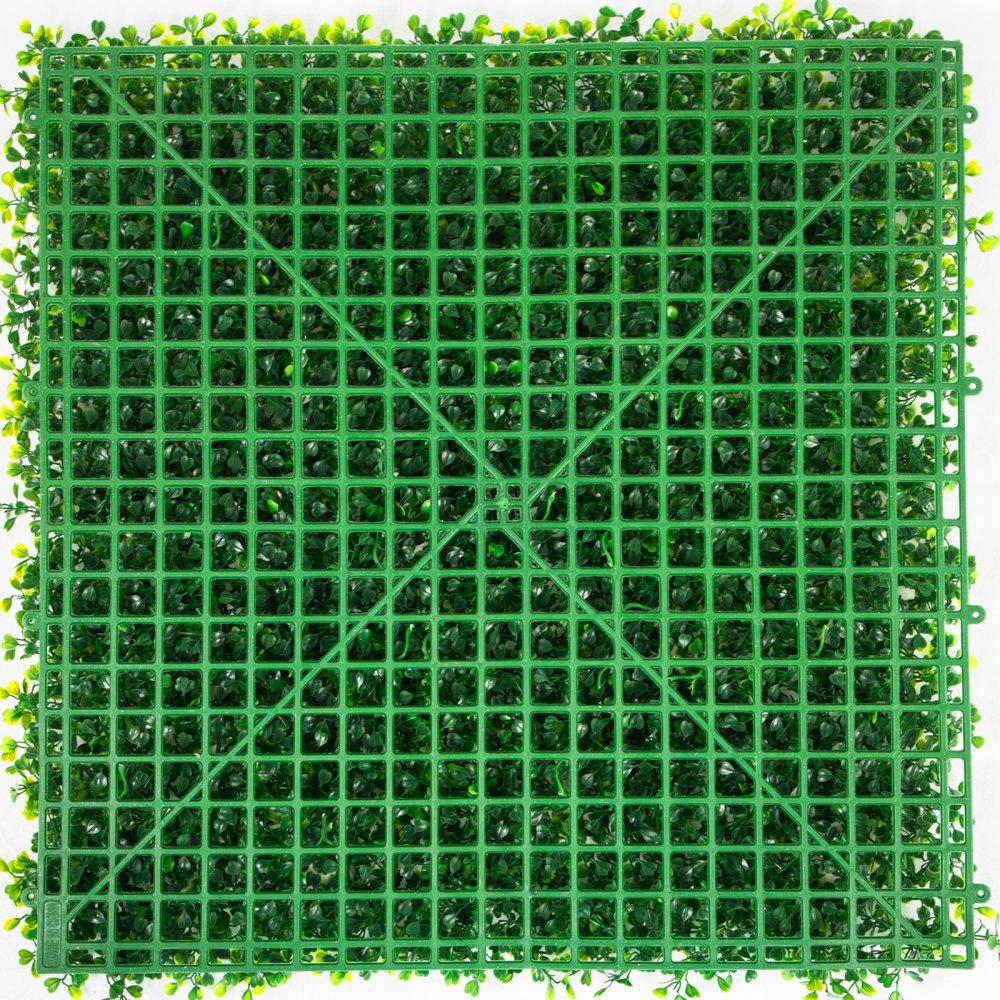 VEVOR Artificial Boxwood Panels, 6 PCS 20\"x20\" Boxwood Hedge Wall Panels, PE Artificial Grass Backdrop Wall 1.6\", Privacy Hedge Screen for Decoration of Outdoor, Indoor, Garden, Fence, and Backyard