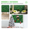 VEVOR 12PCS 20x20inch Artificial Boxwood Panels,Boxwood Hedge Wall Panels,Artificial Grass Backdrop Wall 1.6\",Privacy Hedge Screen UV Protected for Outdoor Indoor Garden Fence Backyard