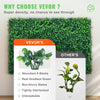 VEVOR Artificial Boxwood Panel UV 24pcs Boxwood Hedge Wall Panels Artificial Grass Backdrop Wall 24\" X 16\" 4 cm Green Grass Wall, Fake Hedge for Decor Privacy Fence Indoor, Outdoor Garden Backyard