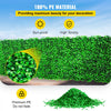 VEVOR Artificial Boxwood Panel UV 48pcs Boxwood Hedge Wall Panels Artificial Grass Backdrop Wall 10X10\" 4cm Green Grass Wall Fake Hedge for Decor Privacy Fence Indoor Outdoor Garden Backyard
