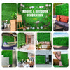 VEVOR Artificial Boxwood Panel UV 4pcs Boxwood Hedge Wall Panels Artificial Grass Backdrop Wall 24X16\" 4 cm Green Grass Wall Fake Hedge for Decor Privacy Fence Indoor Outdoor Garden Backyard