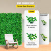 VEVOR Artificial Boxwood Panel UV 6pcs Boxwood Hedge Wall Panels, Artificial Grass Backdrop Wall 20\" X 20\" 4 cm Green Grass Wall, Fake Hedge for Decor Privacy Fence Indoor, Outdoor Garden Backyard