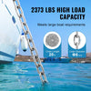 VEVOR Boat Anchor Chain, 5/16" x 20', 2373 lbs. WLL/7120 lbs. BS, Galvanized Steel Marine Grade Anchor Lead Chain with Dual Lock Ring Shackles for Boats, Deck, Fishing, Works with Different Anchors