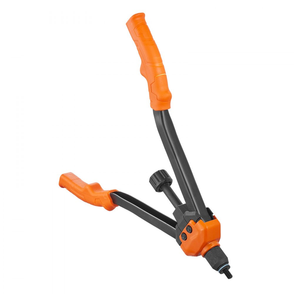 VEVOR 16" Rivet Nut Tool, Labor-Saving Rivnut Tool Kit with 13PCS Metric & SAE Mandrels, 186PCS Rivet Nuts,M3, M4, M5, M6, M8, M10, M12, 1/4-20, 5/16-18, 3/8-16,1/2-13, 8-32, 10-24 With Carrying Case