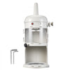 VEVOR Commercial Ice Shaver Crusher, 220lbs/hr Electric Fluffy Ice & Snow Cone Machine, 250W 1500RPM Tabletop Fluffy Shaved-Ice Machine for Parties Events Snack Bar, Home and Commercial Use (White)