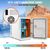 VEVOR Mini Fridge, 20L Skincare Fridges with Temper Control Touch Screen, Portable Small Beverage Refrigerator for Bedroom Office Car Dorm, AC/DC Cool Warmer for Cosmetic Drink Milk, White