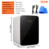 Vevor Mini Fridge for Bedroom, 10 Liter/12 Can Portable Fridges, Luxury Small Beverage Refrigerator for Skincare Food Breast Milk Chill, AC/DC Cooler Warmer for Office Dorm Car, Black