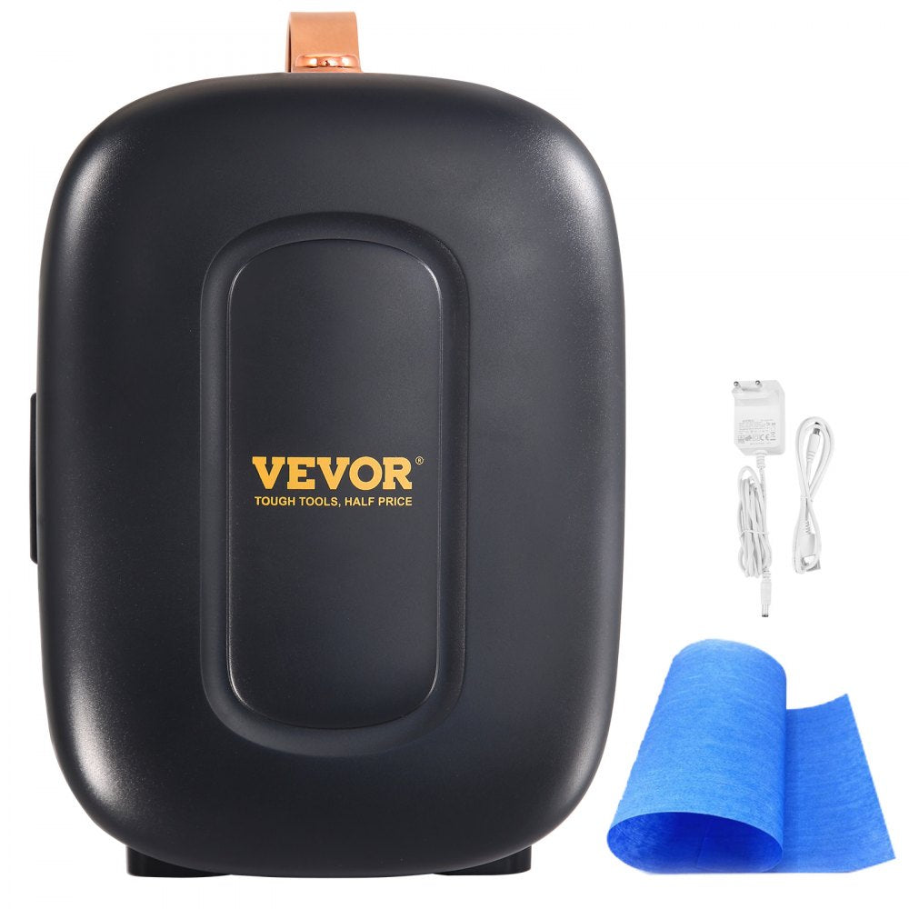 Vevor Mini Fridge, 4 Liter/6 Can Small Refrigerator for Beverage Skincare & Cosmetic, AC/DC Cooler & Warmer, Mute Portable Tiny Fridge for Bedroom Office Dorm Desk Car Travel, ETL Certified, Black