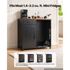 VEVOR Coffee Bar Cabinet with Mini Fridge Space, 39"W, Storage & Outlet, for Home, Kitchen, Living Room, Liquor Wine Beverage Station with Drawer, Door, Adjustable Shelf and Spacious Countertop