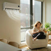 VEVOR Mini Split Air Conditioner, 12,000 BTU AC / 12,500 BTU Heat, 115V 19 SEER2 High Efficiency Energy Saving, Quiet Inverter System for 750 Sq.Ft Coverage Area, Easy to Maintain, for Home, Office