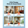 VEVOR Mini Split Air Conditioner, 9000 BTU 230V Fast Cooling & Heating, 19 SEER2 High Efficiency Energy Saving, Quiet Inverter System for 450 Sq.Ft Coverage Area, Easy to Maintain, for Home, Office