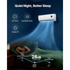 VEVOR Mini Split Air Conditioner, 9000 BTU 115V Fast Cooling & Heating, 19 SEER2 High Efficiency Energy Saving, Quiet Inverter System for 450 Sq.Ft Coverage Area, Easy to Maintain, for Home, Office