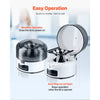 VEVOR Mini Centrifuge Machine, 3013xg RCF Electric Laboratory Centrifuge Machine with 2-in-1 Rotor for 0.2/1.5/2ml Tube Capacity, Fixed Speed 7000r/min, Low Noise, Widely Used in Various Experiments