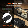 VEVOR Compact Lathe Machine, Dimensions 2.76 x 6.3 inches, 24VDC 96W, Includes Milling Machine Accessories, Features 7 Adjustable Speeds Ranging from 4220 to 8450 RPM, Ideal for DIY Woodworking and