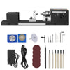 VEVOR Compact Lathe Machine, Dimensions 2.76 x 6.3 inches, 24VDC 96W, Includes Milling Machine Accessories, Features 7 Adjustable Speeds Ranging from 4220 to 8450 RPM, Ideal for DIY Woodworking and