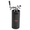 VEVOR Beer Growler Tap System, 128Oz 4L Mini Keg, 304 Stainless Steel Pressurized Beer Growler, Keg Growler with Pressure Display, CO2 Regulator Faucet, Leak-Proof Ring For Draft, Homebrew, Craft Beer