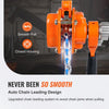 VEVOR Manual Lever Chain Hoist, 1/2 Ton 1100 lbs Capacity 10 FT Come Along, G80 Galvanized Carbon Steel with Weston Double-Pawl Brake, Auto Chain Leading & 360° Rotation Hook, for Garage Factory Dock