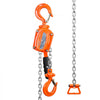 VEVOR Manual Lever Chain Hoist, 1/2 Ton 1100 lbs Capacity 5 FT Come Along, G80 Galvanized Carbon Steel with Weston Double-Pawl Brake, Auto Chain Leading & 360° Rotation Hook, for Garage Factory Dock