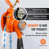 VEVOR Manual Lever Chain Hoist, 1/4 Ton 550 lbs Capacity 5 FT Come Along, G80 Galvanized Carbon Steel with Weston Double-Pawl Brake, Auto Chain Leading & 360° Rotation Hook, for Garage Factory Dock