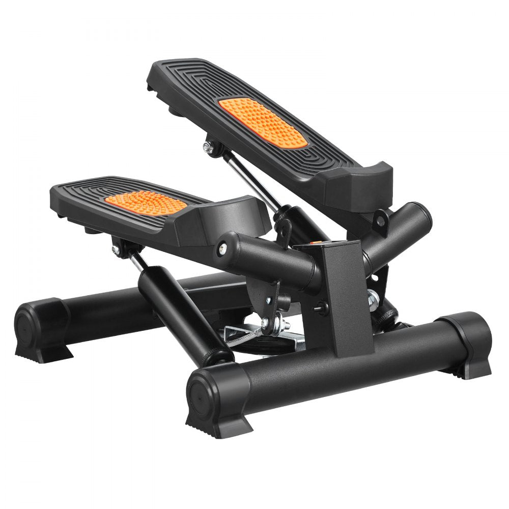VEVOR Stair Stepper, Mini Stepper for Exercise at Home, Hydraulic Fitness Twist Stepper with Resistance Bands, Full Body Workout Cardio Equipment, Stair Climber with LCD Monitor, 330LBS Load Capacity