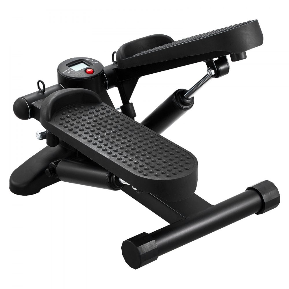 VEVOR Stair Stepper, Mini Stepper for Exercise at Home, Hydraulic Fitness Stepper with Resistance Bands, Full Body Workout Cardio Equipment, Stair Climber with LCD Monitor, 330LBS Load Capacity