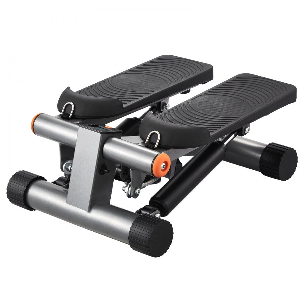 VEVOR Stair Stepper, Mini Stepper for Exercise at Home, Hydraulic Fitness Stepper with Resistance Bands, Full Body Workout Cardio Equipment, Stair Climber with LCD Monitor, 330LBS Load Capacity