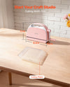 VEVOR Manual Die Cutting and Embossing Machine, 6" Opening, Portable Die Cut Machine with Cutting Plates, Ergonomic Handle, Easy to Store, for Arts and Crafts, Scrapbooking, Card Making, Crafting