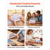 VEVOR Manual Die Cutting and Embossing Machine, 9" Opening, Portable Die Cut Machine with Cutting Plates, Ergonomic Handle, Easy to Store, for Arts and Crafts, Scrapbooking, Card Making, Crafting