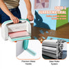 VEVOR Manual Die Cutting & Embossing Machine, Portable Cut Machines, 9 inch Opening Scrapbooking Machine Full Kit Included, For Arts & Crafts, Scrapbooking, Card Making and Crafting, White