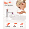 VEVOR Skincare Water Filter, Faucet Mount Water Filters with Micro-nano Bubble for Skin, Sink Tap Purifier, Removes Chlorine with 1 Filter, for Kitchen and Bathroom Faucets, Pink + Gold