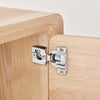 VEVOR Cabinet Hinges, 20 Packs Partial Overlay Kitchen Cabinet Door Hinges, 105 Degree Opening Angel Soft Close Concealed Cupboard Hinges for Framed Cabinet Type, with Mounting Screws