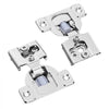 VEVOR Cabinet Hinges, 20 Packs Partial Overlay Kitchen Cabinet Door Hinges, 105 Degree Opening Angel Soft Close Concealed Cupboard Hinges for Framed Cabinet Type, with Mounting Screws