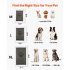VEVOR Pet Door, Large, with Three Magnetic Flaps and Metal Frame, Strong and Weatherproof Dog Door for Interior and Exterior Doors, Easy to Install, Easy In-and-Out Access for Doggies, White