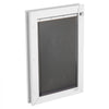 VEVOR Pet Door, Large, with Three Magnetic Flaps and Metal Frame, Strong and Weatherproof Dog Door for Interior and Exterior Doors, Easy to Install, Easy In-and-Out Access for Doggies, White