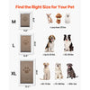 VEVOR Pet Door, X-Large, with Double Magnetic Flaps and Metal Frame, Strong and Weatherproof Dog Door for Interior and Exterior Doors, Easy to Install, Easy In-and-Out Access for Doggies, White