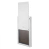 VEVOR Pet Door, X-Large, with Double Magnetic Flaps and Metal Frame, Strong and Weatherproof Dog Door for Interior and Exterior Doors, Easy to Install, Easy In-and-Out Access for Doggies, White
