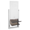 VEVOR Pet Door, X-Large, with Double Magnetic Flaps and Metal Frame, Strong and Weatherproof Dog Door for Interior and Exterior Doors, Easy to Install, Easy In-and-Out Access for Doggies, White