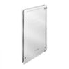 VEVOR Pet Door, 13.27" x 20.04" Aluminum Frame with Lock and Flap System, Weatherproof Doggy Door, Easy to Install in Interior or Exterior Doors, Pet Door Suitable for Cat Doggie Kitties (White-L)