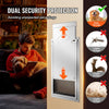 VEVOR Pet Door, 16.65" x 27.44" Aluminum Frame with Lock and Flap System, Weatherproof Doggy Door, Easy to Install in Interior or Exterior Doors, Pet Door Suitable for Cat Doggie Kitties (White-XL)