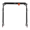 VEVOR Adjustable Gantry Crane, 5000 lbs Capacity, Portable Shop Lift Hoist with 100.4-147.6 in Height Adjustable, Manual Trolley, Locking Wheels, Steel Construction, for Factory Warehouse Auto Repair