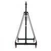 VEVOR Adjustable Gantry Crane, 5000 lbs Capacity, Portable Shop Lift Hoist with 100.4-147.6 in Height Adjustable, Manual Trolley, Locking Wheels, Steel Construction, for Factory Warehouse Auto Repair