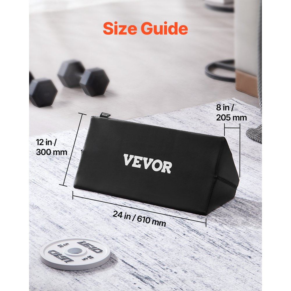 VEVOR Preacher Curl Pad, Portable Preacher Pad, Space-Saving Bicep Exercise Support, High-Density EVA Foam Weight Lifting Workout Equipment, Barbell & Dumbbell Bicep Curl Support Isolator for Home Gym